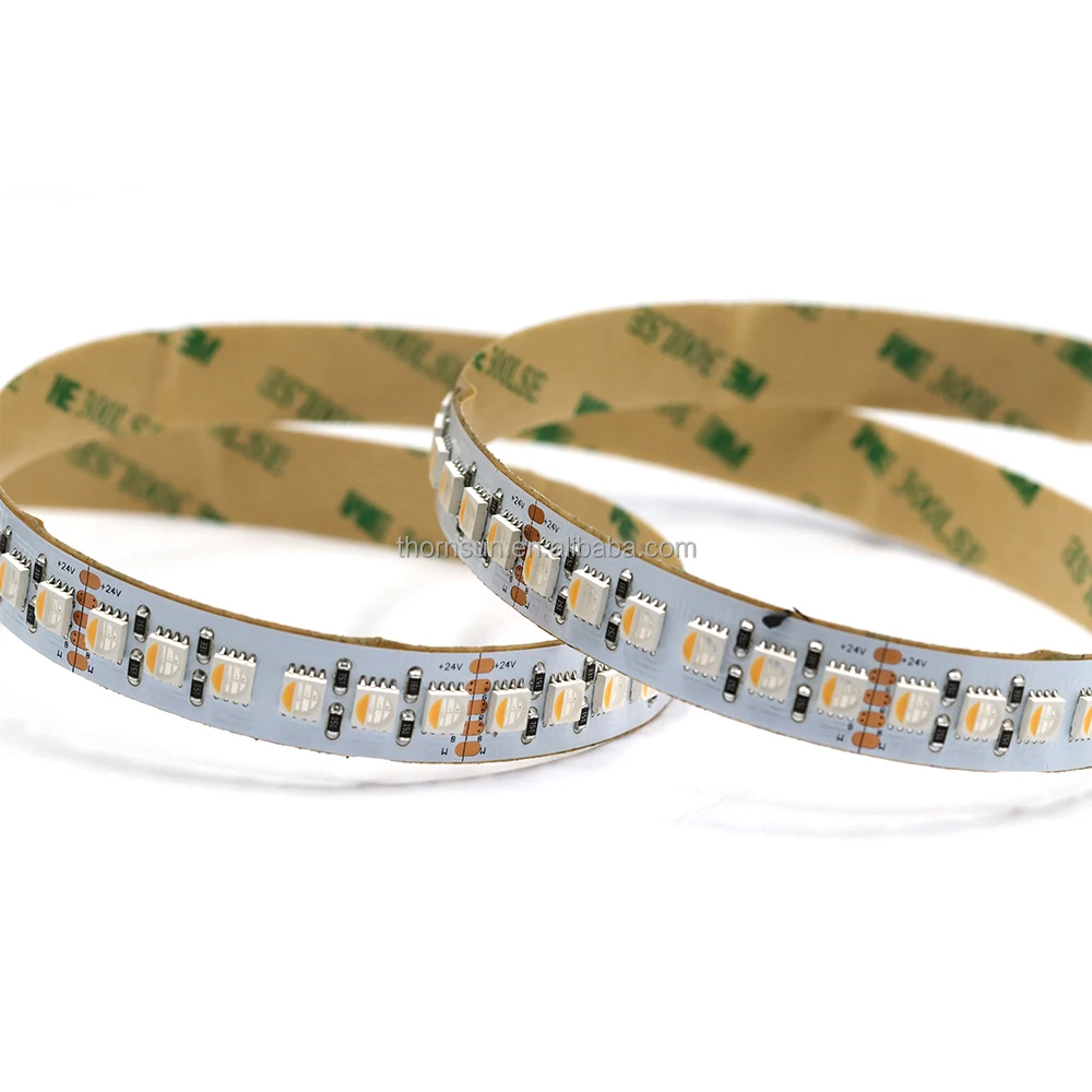 super bright  24v 4In1 RGBW flexible  120leds/m led strip light