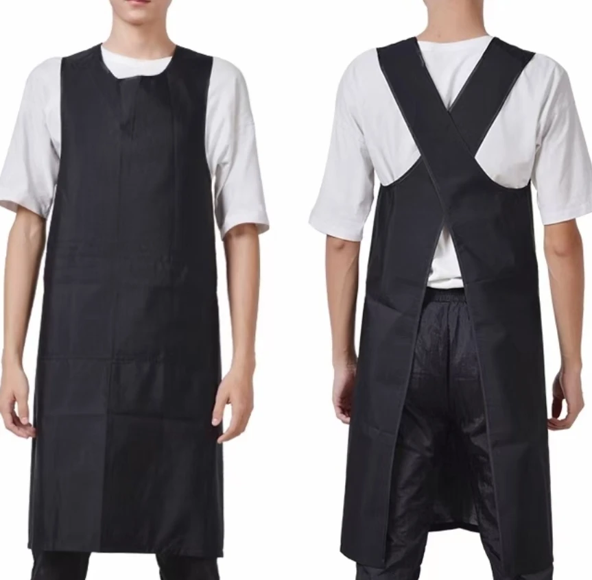 Simple Barbershop Waterproof Fiber Hair Jacket Eco-friendly Hair Coat