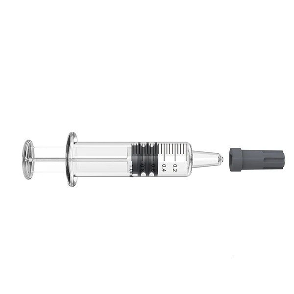 
Logo printing Pre-filled glass syringe thc distillate glass injection syringe 