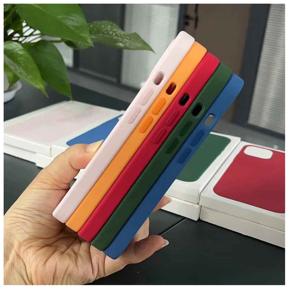 Custom LOGO Animation Cover Popups Liquid Silicon Magnetic Phone Case for Iphone 14 13 12 Pro Max Plus For Magsafes