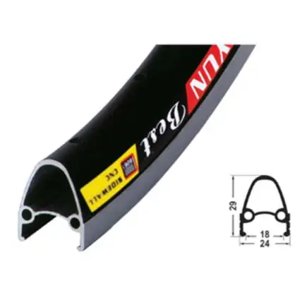 Factory Hot Sale China Manufactory Bicycle Accessories Customsized Color 20/24/26/27.5/29*1.75*36H*14G DW Alloy Bicycle Wheel