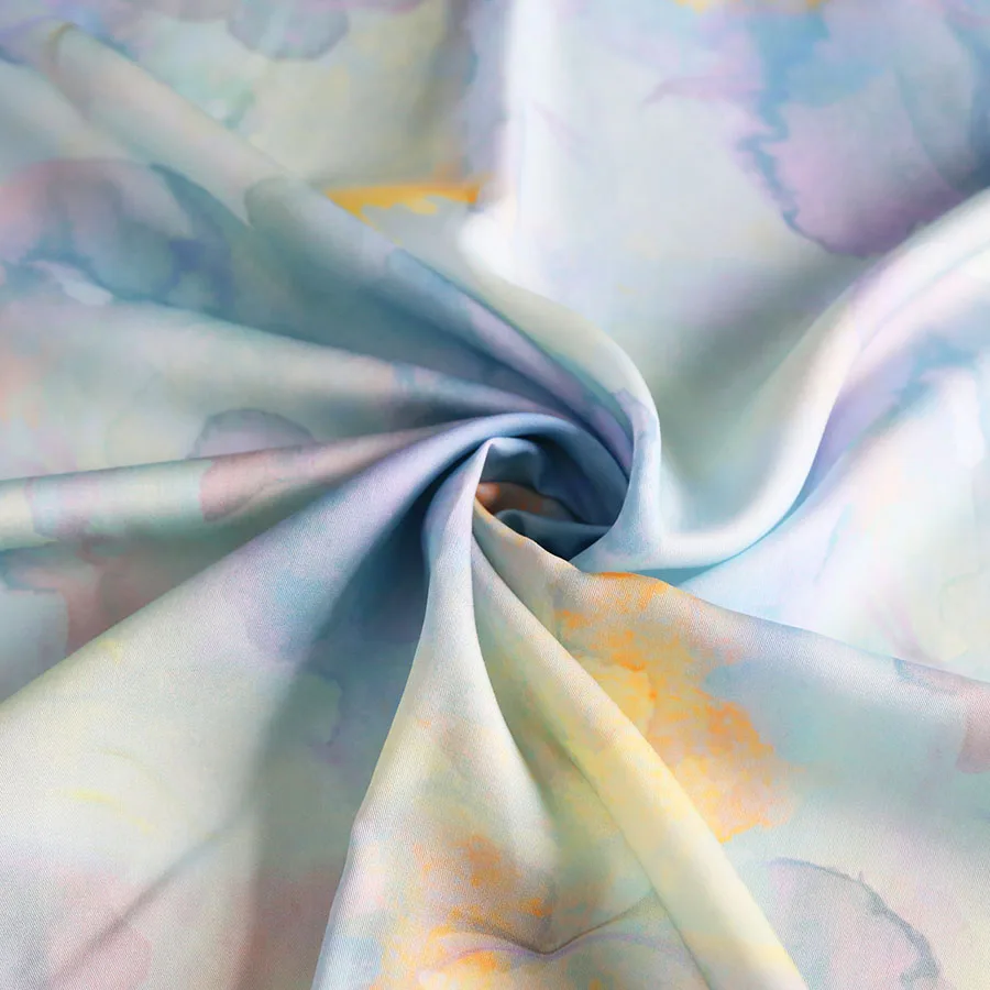 Wholesale Custom digital printed 100% modal  fabric for garment and dresses