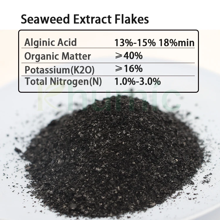 manufacturer supply 100% water soluble  kelp source Alga seaweed extract fertilizer
