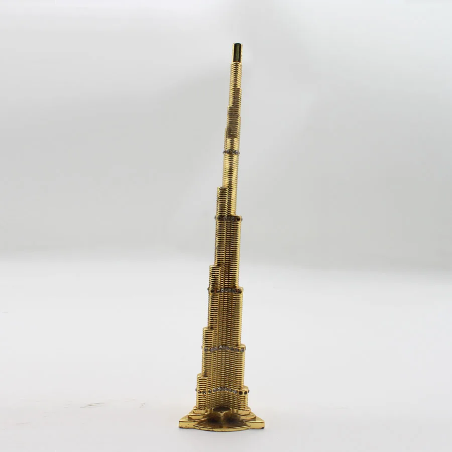 Souvenir 3D Miniature Building Dubai Halifah Tower Ornmanet Decoration