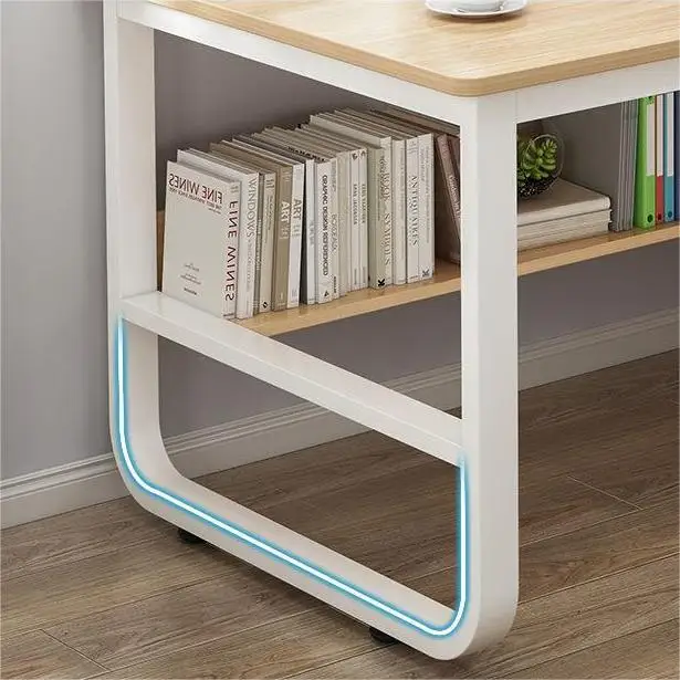 Custom Working Computer Wooden Desk Modern Design Home Study Workstation Table Mdf Office Furniture Manufacturer