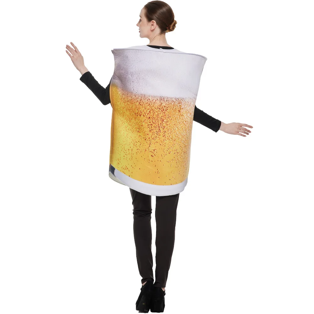 Festival carnival performance clothes Elegant and funny beer cup one-piece  Costume
