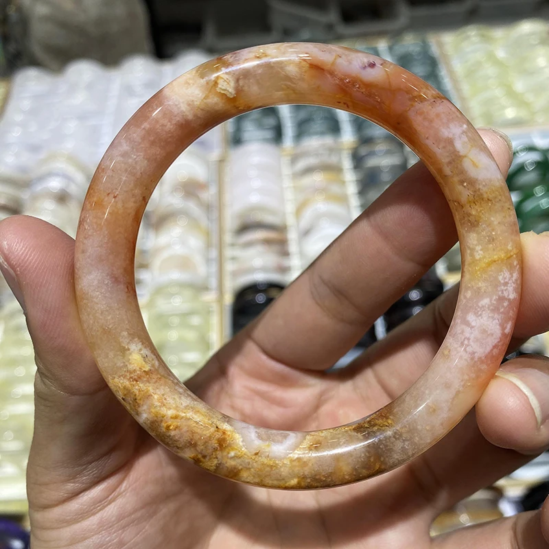 wholesale Natural Crystal bracelet high quality sakura agate bracelet crystal jewelry for gifts