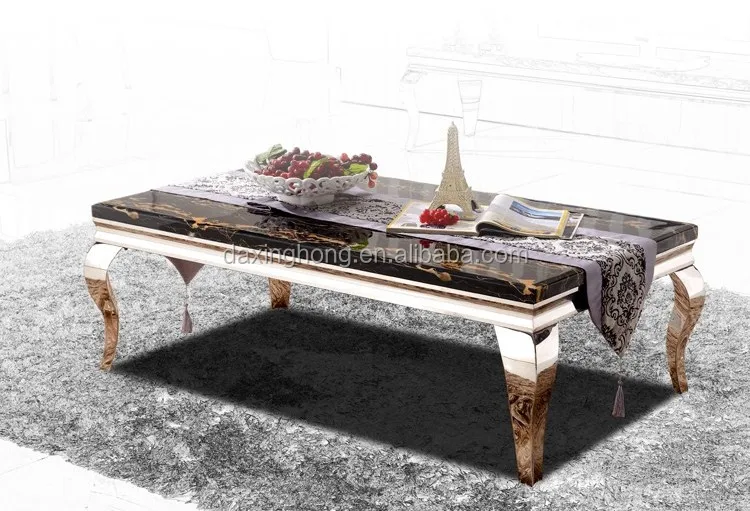 Factory Wholesale Coffee Table Base Metal Furniture Leg Stainless Steel Table Frame for Glass Dining Table