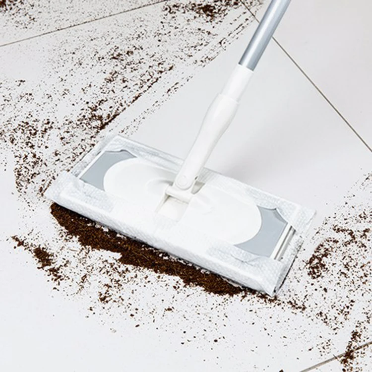 Wet And Dry Electrostatic Dust Mop Thick Floor Wiping Cloth Floor Mop Cleaning Wet Wipes