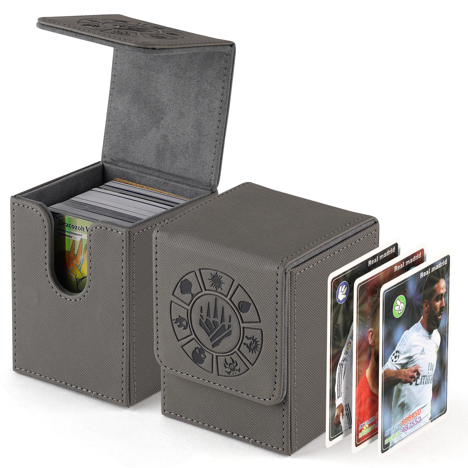 Wholesale Custom Game MTG Sports TCG Playing Trading Card PU Leather Deck Box game card box leather