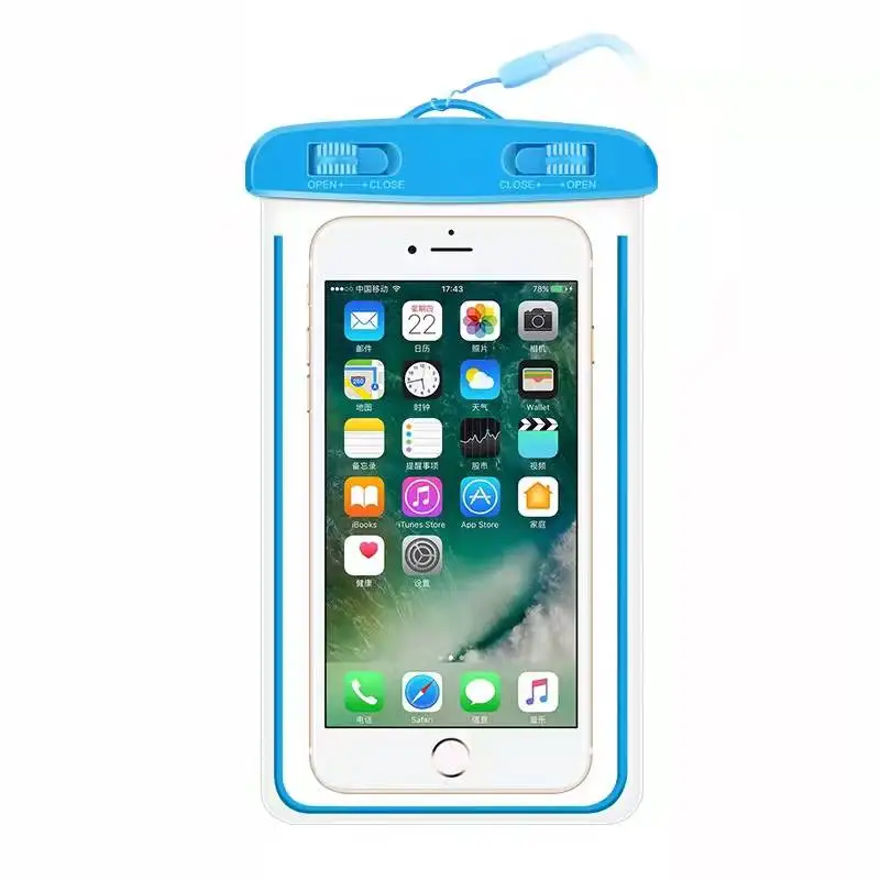 Custom Color Cellphone Mobile Phone Touch Screen Pouch Bag Swimming Floating Waterproof Phone Cases