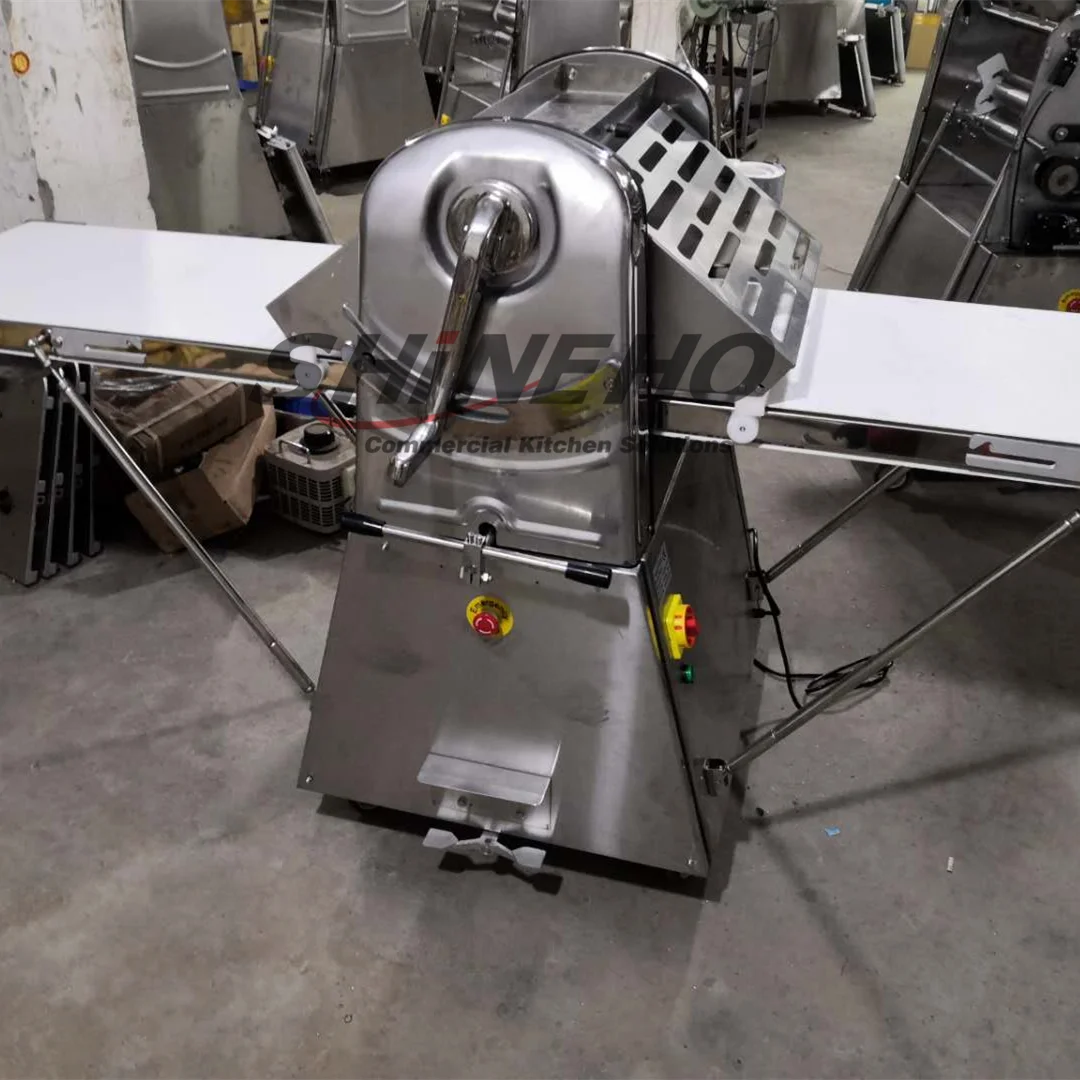 
Vertical Professional Electric Pastry Bread Dough Sheeter Kneader Bakery Laminator laminoir Making Machine 