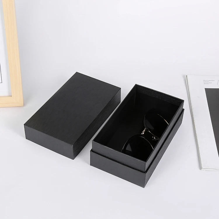 customize gift packaging fancy paper lid and base box with ribbon