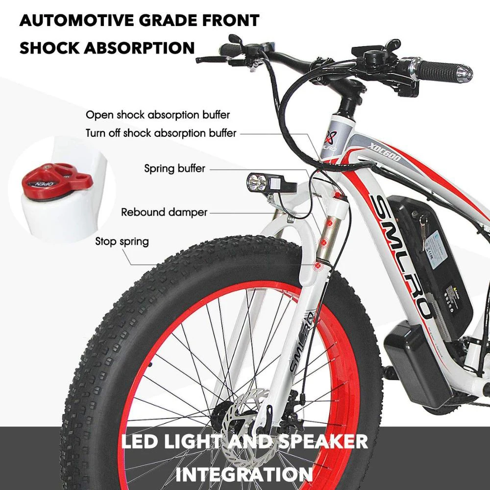 Fastest In The World Electric City Bike 26 Inch 500W Electric Mountain Bike Aluminum Alloy Frame Full Shock Absorber