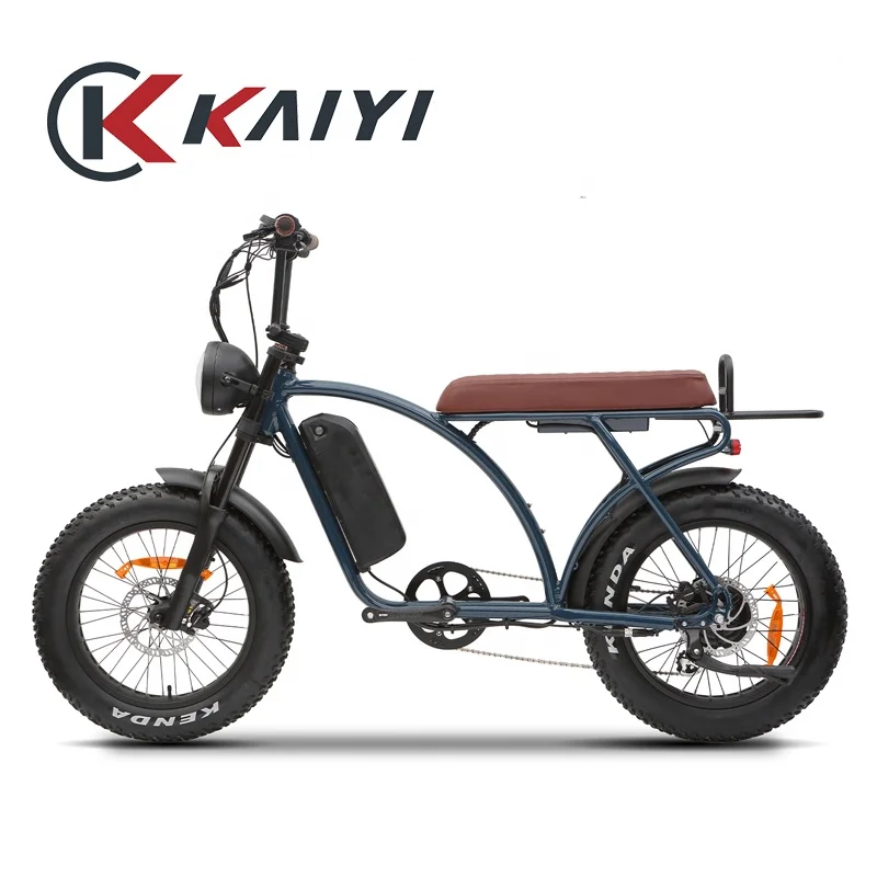 KAIYI dual motor electric bike 1500w electric bicycle lithium battery 48v 20ah ebike adult scooter fat tire bicycle derailleur
