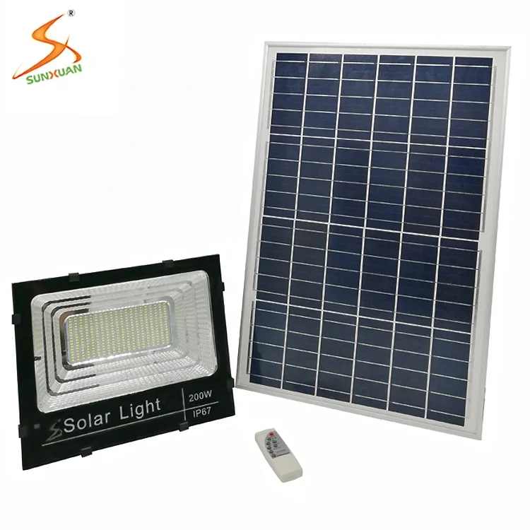 25W 40W 60W 100W 200W Solar flood Light waterproof IP67 long working time solar power streetlight solar projector