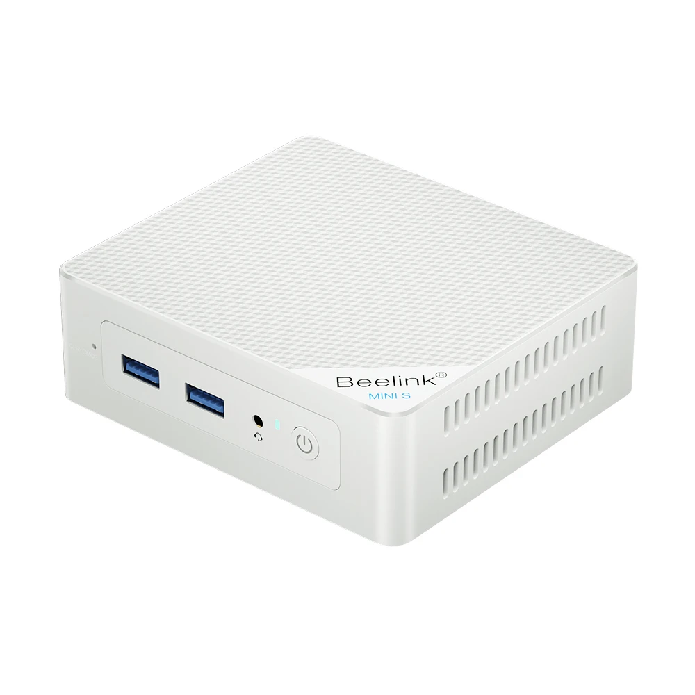 Hot Selling Beelink Mini S12 Pro Mini PC Intel N100 RJ45 LAN WIFI6 16GB DDR4 500GB SSD M.2 PCIe Education Office Industrial Home