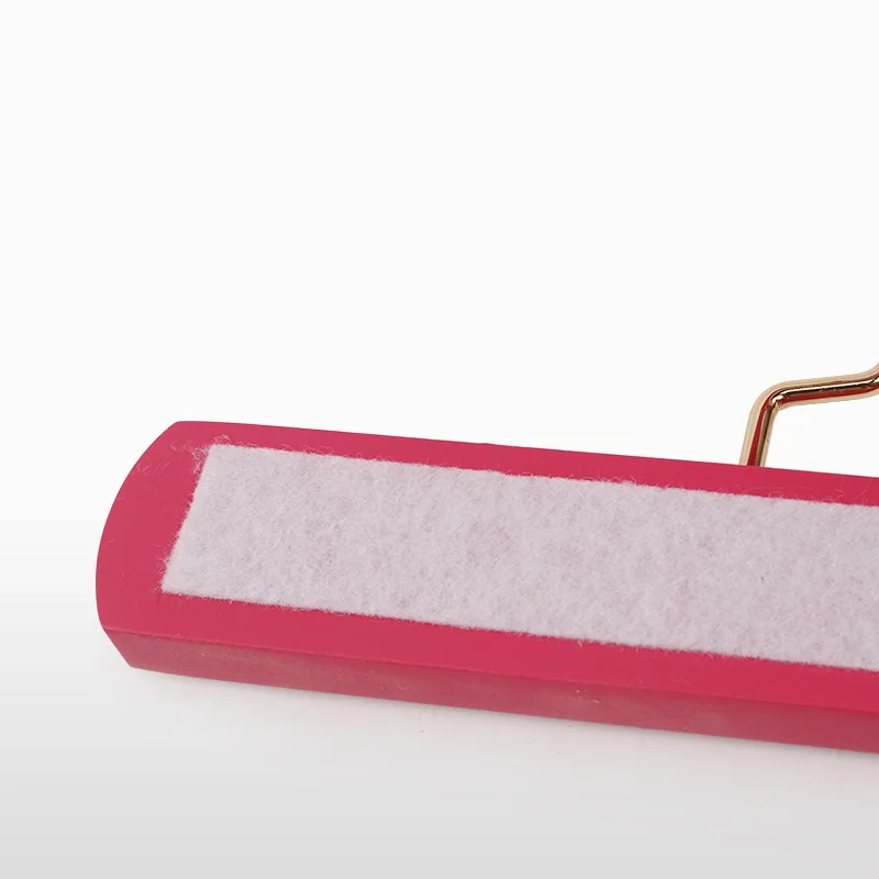 New customized high-end high-quality wooden luxury hair extension wig bag storage hanger