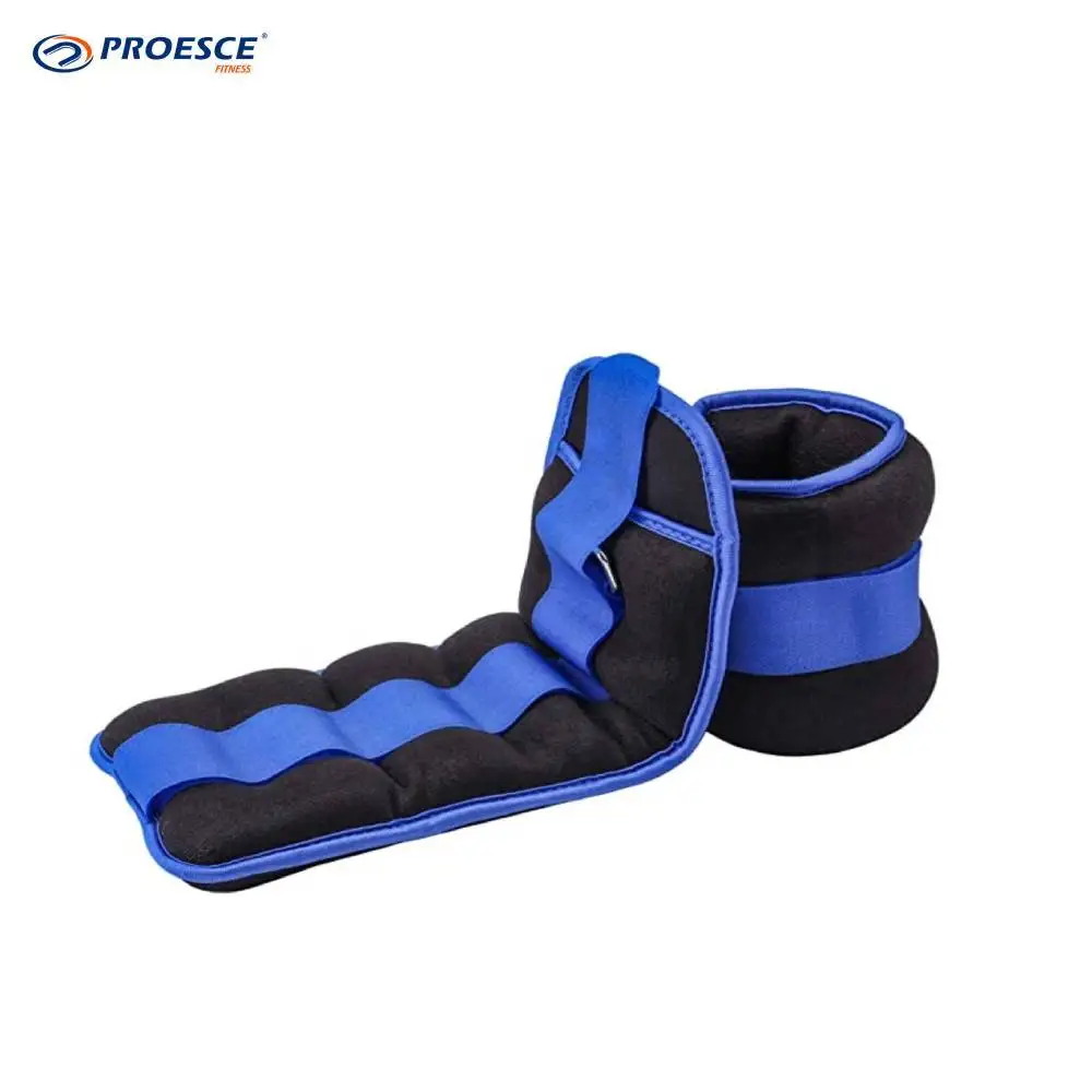 Neoprene Red blue black Ankle Weights Set,Ankle Wrist Weight Straps,Leg Weights Bands