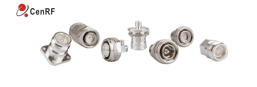 RF Low Insertion Loss Adaptor 4.3-10 Male Connector To N type Female Connector