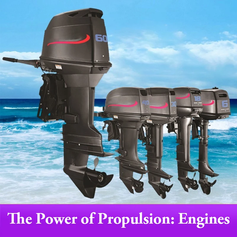 Hot selling High quality outboard engine 6hp 12hp 18hp 30hp 40hp 60hp outboard motor boat engine