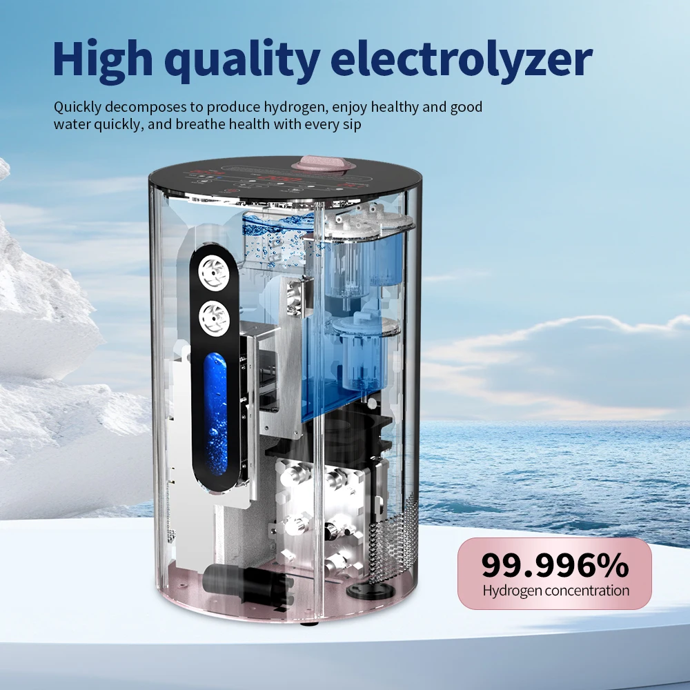 Suyzeko Low Price Hydrogen Gas Generation Machine SPE PEM Molecular Hydrogen Gas Inhaler 200ml 300ml