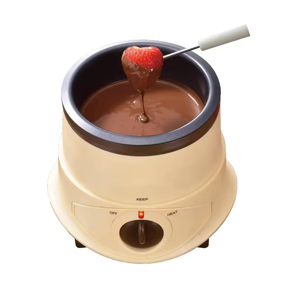 Electric Mini Chocolate Fondue Maker Sets Wax Warmer Party Cheese Melting Pots With Melting Pot