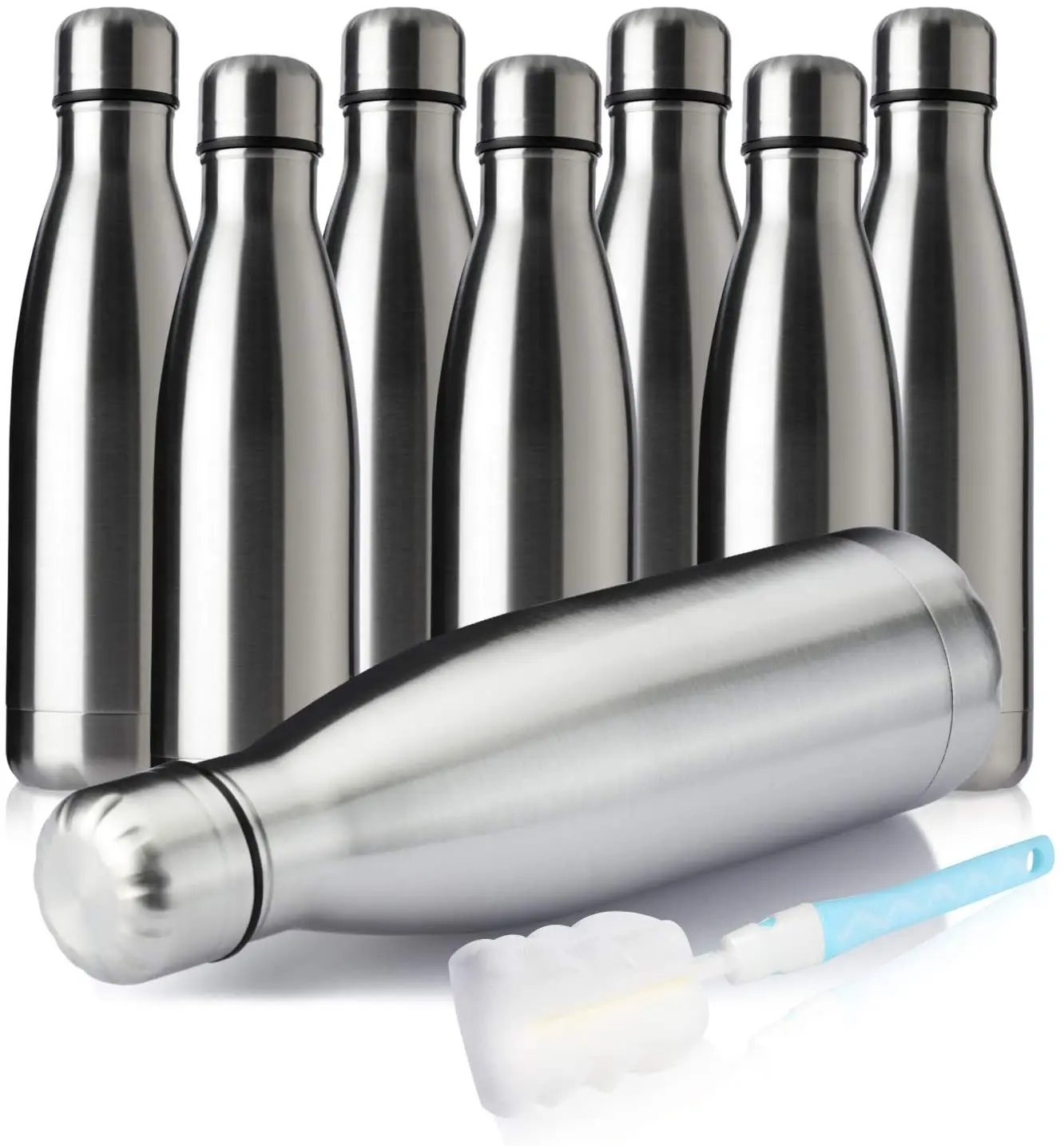 Promotion Custom Logo Cola Bottle Stainless Steel Water Bottle Double Walled Vacuum Insulated Sport Thermal Flask