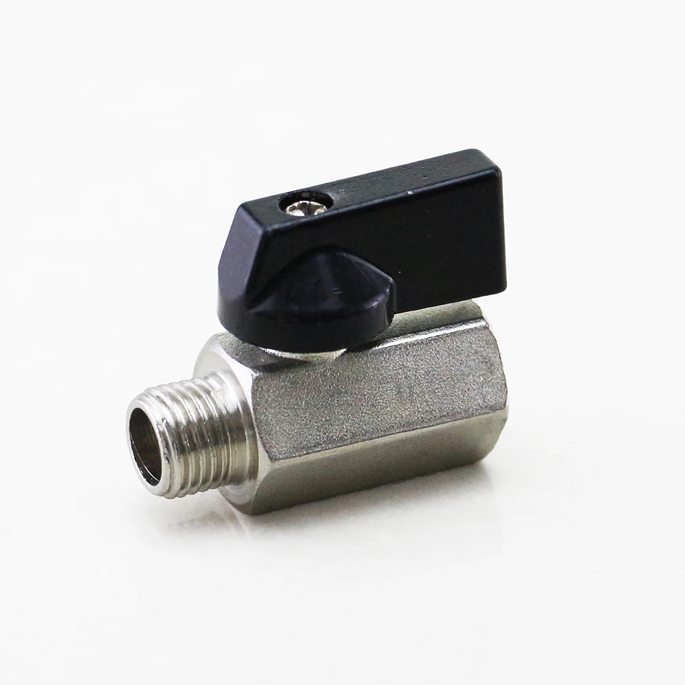 MBV-MF MBV-FF мини шаровой клапан в одну сторону G1/8 G1/4 G3/8 G1/2 Латунь о недорогом маленьком