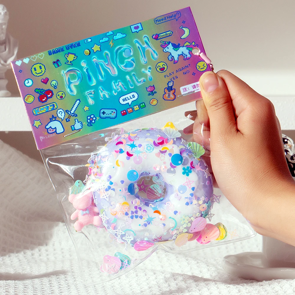 2024New silicone waffle kneading music Tiktok online celebrity same decompression toy with high face value and slow rebound feel