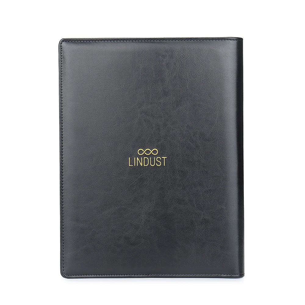 PU Leather B5 File Folder Top Quality Multifunctional Business Bag File Cover Custom Manage  Folder