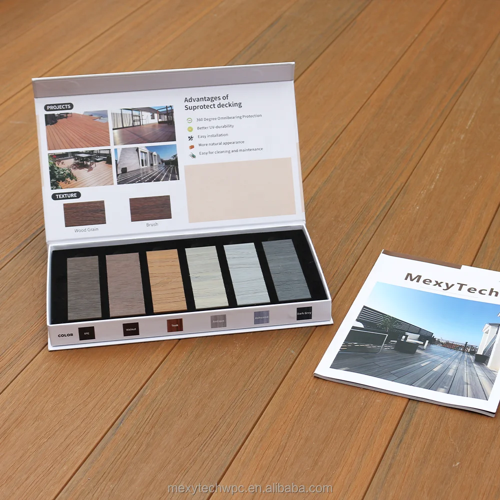 factory supply easy install garden composite decking boards 145*22mm wood composite decking patio flooring wpc decking