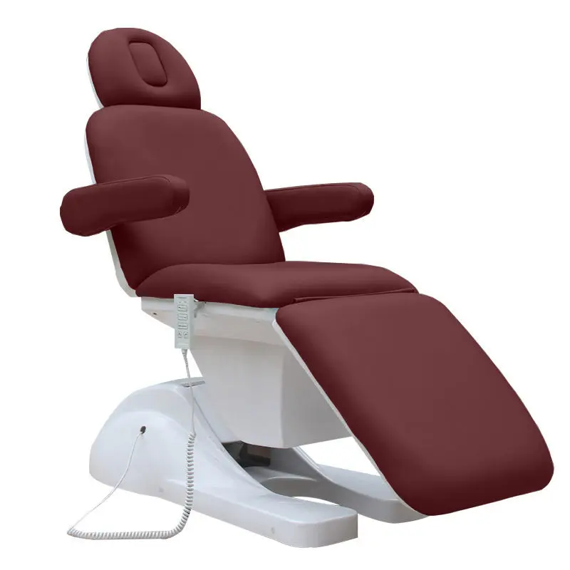 HICOMED Electric 4 Motors Massage Tattoo Facial Chair Medical Couch Massage Table Black Facial Bed Customizable Color/Logo