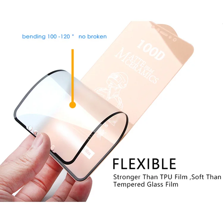 Fingerprint Proof Smooth Touch Ceramics Film Screen Protector For iPhone 11 12 13 Pro MAX