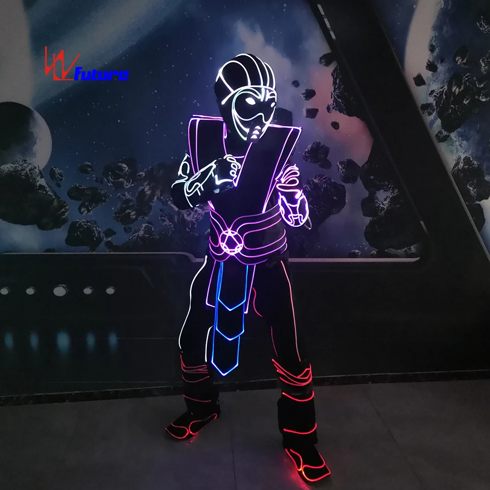 Винтажный комплект для выступлений Kamen Rider Индивидуальные костюмы юбки унисекс будущих бальных танцев светодиодная одежда