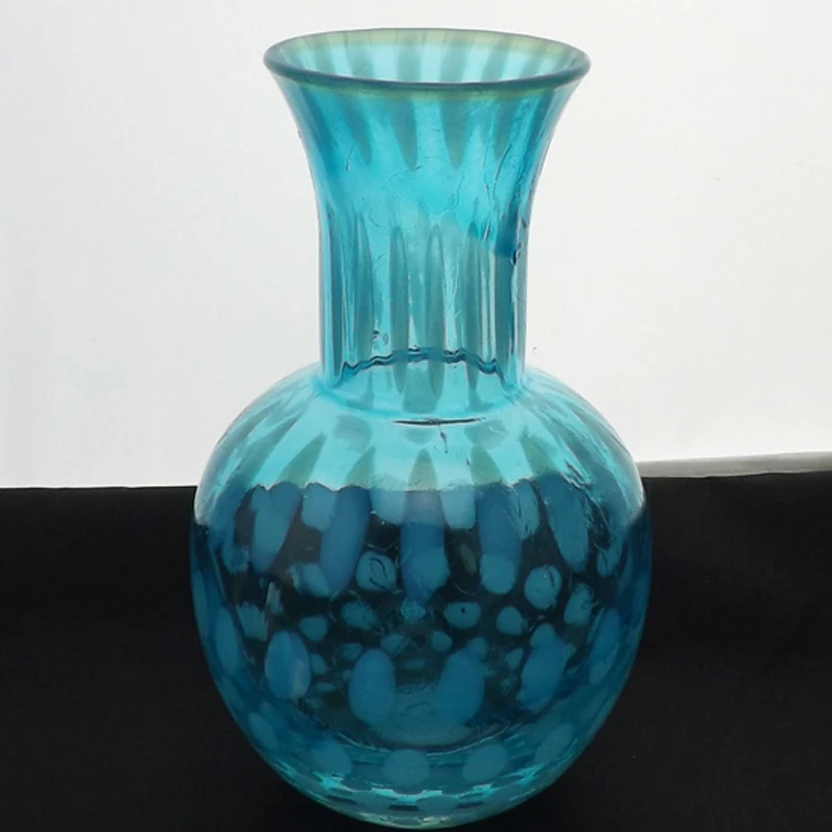 
Ins creative glass vase hot sale color transparent vase 