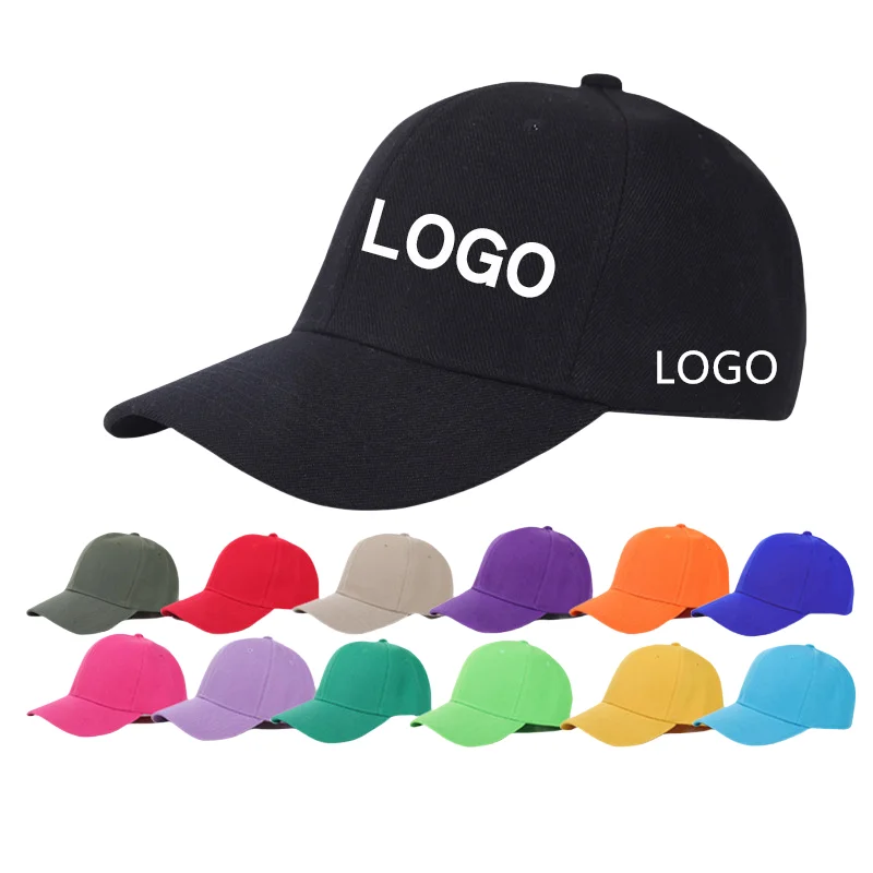 Unisex 6-Panel Dad Hat 3D Embroidery Logo 100% Cotton Custom Baseball Cap Twill Fabric Flat Brim Stylish Adults Business Scene