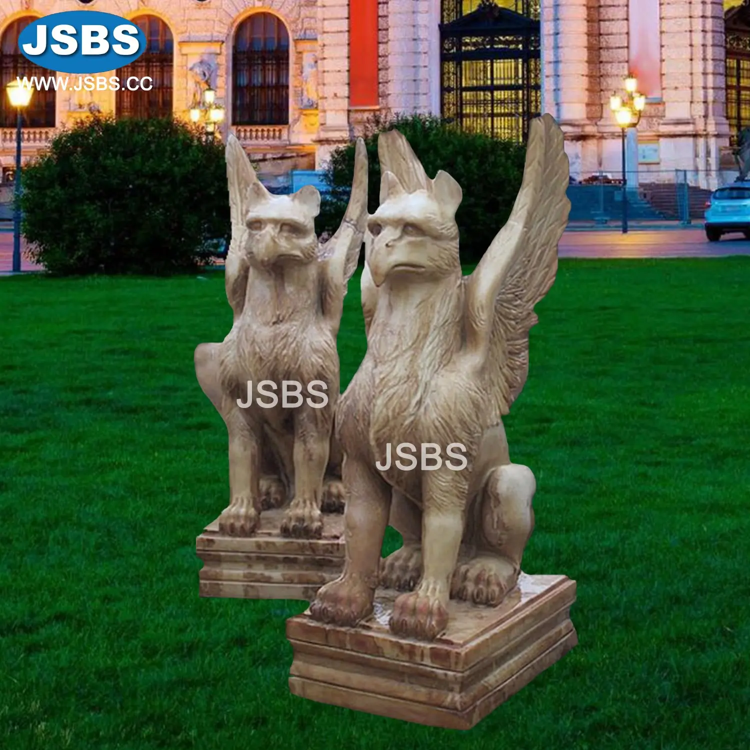 Outdoor Chinese Large Antique Marble Horse Sculpture