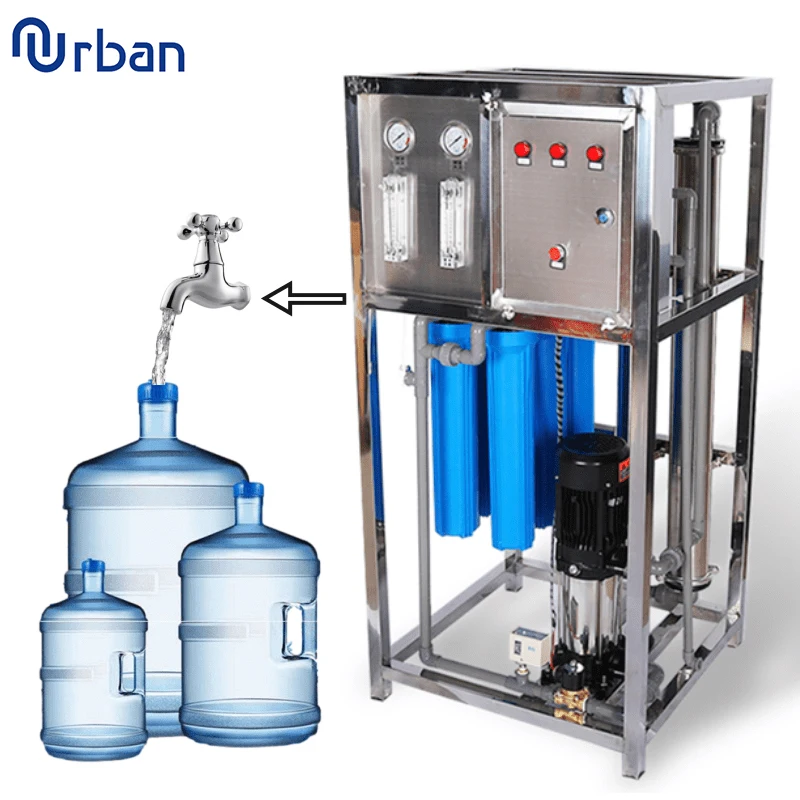 Небольшая система очистки воды, установка обратного осмоса для фильтрации питьевой воды, 500 л/час