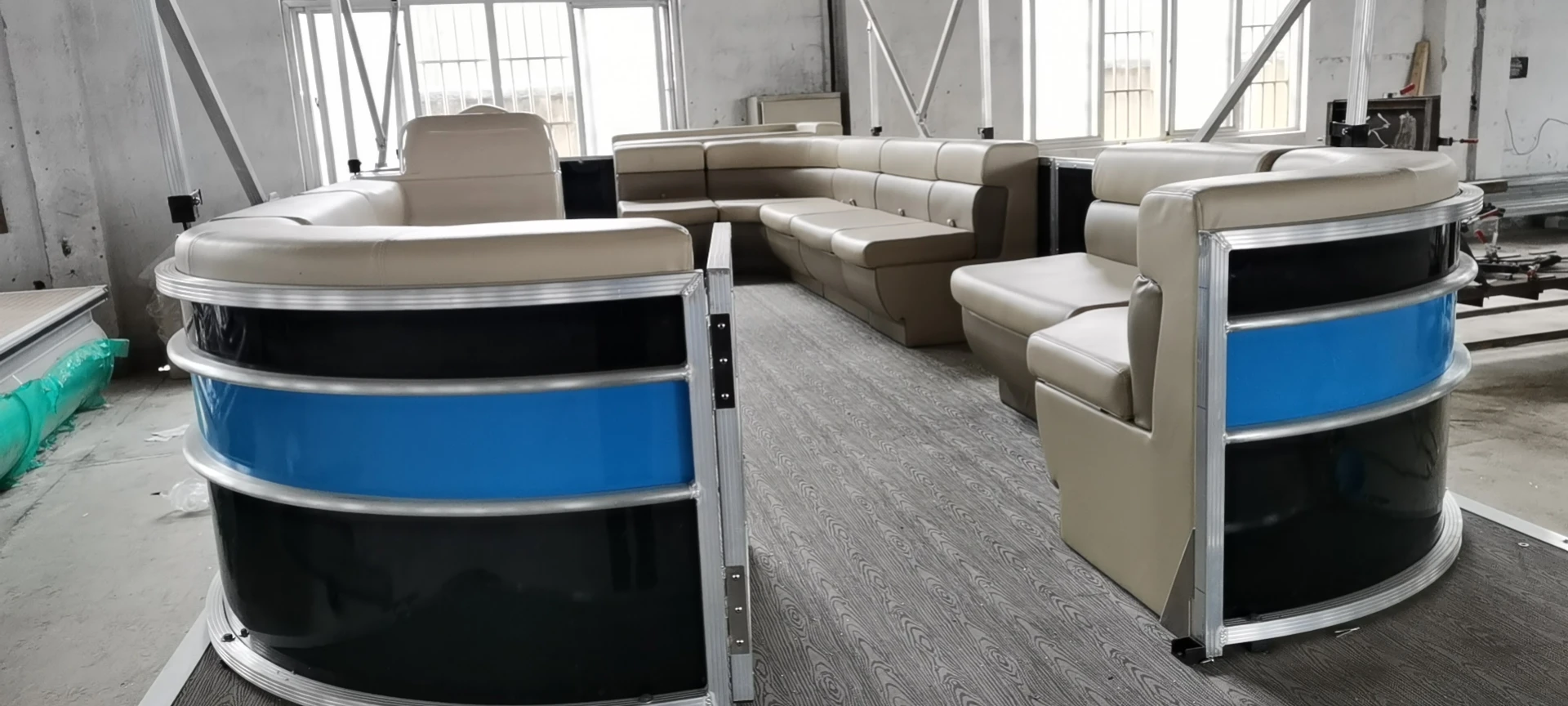 2022 hot sale boat fishing vessel for lake or bay 7m pontoon boat