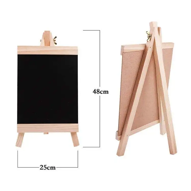 Keep Smiling Wholesale Adjustable Wooden Display Table Painting Easel Board For Kids Drawing