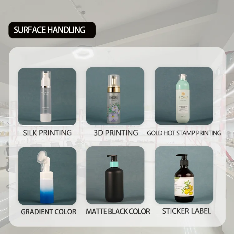 Fuyun Hot sale Refillable 250ml 450ml 650ml PETG plastic hand foam soap mousse cleanser foaming pump bottle