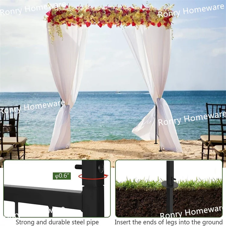 Металлическая решетчатая арка для вьющихся растений