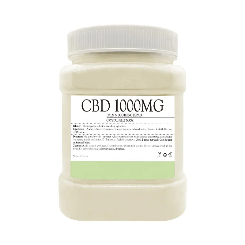 Organic Natural Facial  Powder Crystal Hydrogel Jelly Facial  Powder Efficient Skin Care 350g