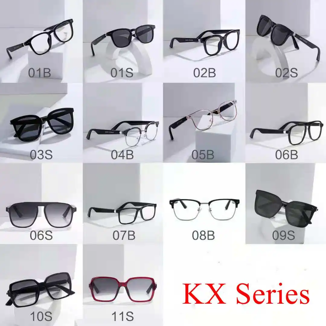 New smart glasses KX series KX06B call  music anti-blue light Polarized myopia  smart eye glasses