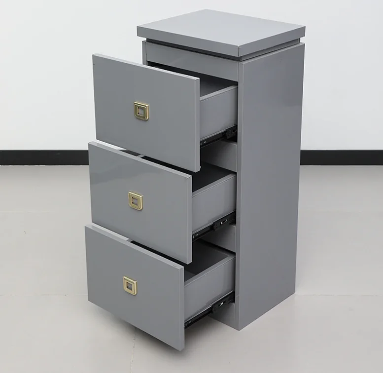 Barber store tool cabinet hair salon special trolley cabinet with drawer storage cabinet