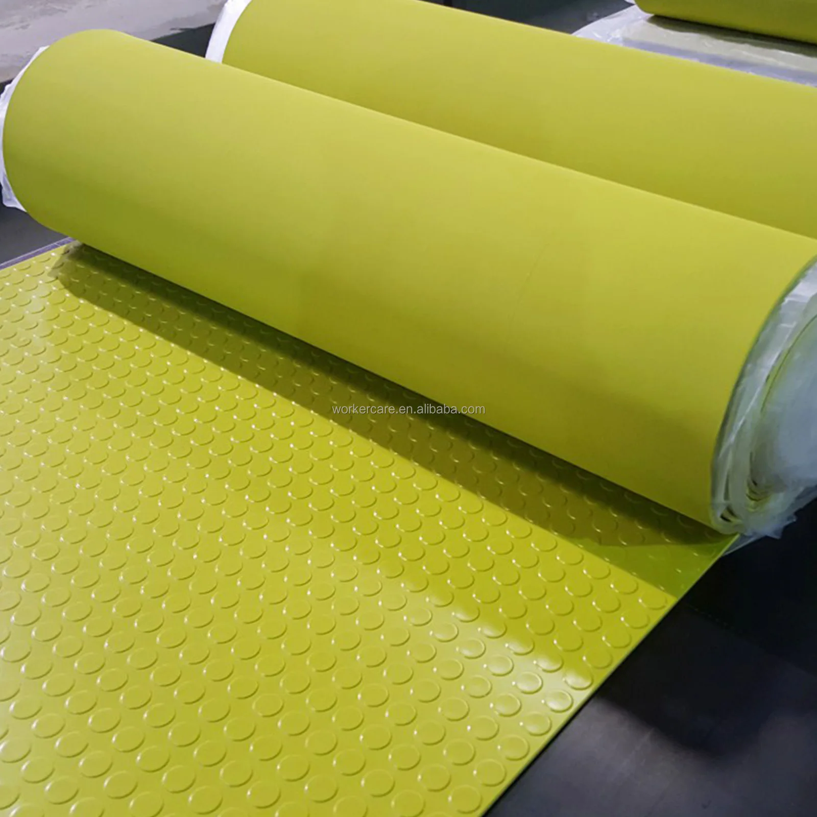 Button Coin Round Industrial Anti Slip Rubber Sheet Dot Rubber Garage Flooring Matting Rolls SBR Rubber Mat