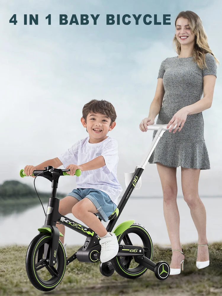 tricycle with 4 wheels 2 wheels baby bike  Three Wheels bike for baby children kids toddler tricycle