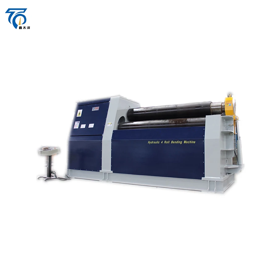 W12-20*3000 Hydraulic sheet metal Plate pipe roller bending 4 Roller rolling machine with ISO&CE
