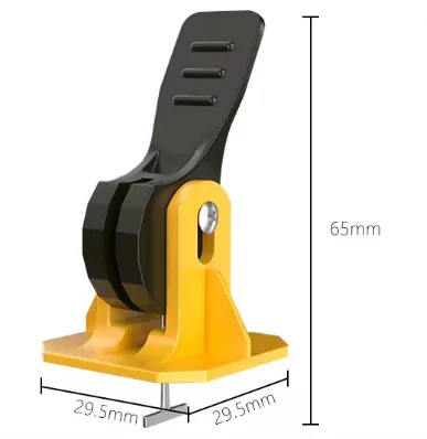 Recyclable T Type Plastic Lock Tile Leveler Clips 1mm Thick Hot Ceramic Floor Tile Leveling System Spacers Trim Usage Hand Tools